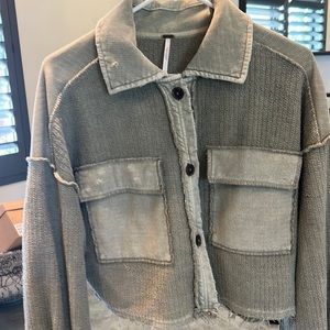 Free People Nomad shirt jacket size small